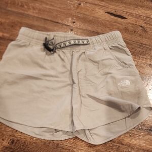 The North Face Women's Light Gray Elastic Waist Active Shorts